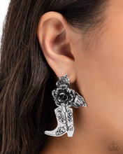 Load image into Gallery viewer, Paparazzi ♥ Dancing Boots - Silver ♥ Post E2049