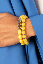 Load image into Gallery viewer, Paparazzi ♥ Venetian Voyage Necklace & La Vida Vacation Bracelet ♥ Yellow Set - S80
