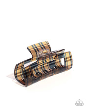 Load image into Gallery viewer, Paparazzi ♥ Prized Plaid - Brown ♥ Hair Clip C68