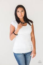 Load image into Gallery viewer, Color Me CEO Necklace & Humble Hustle Bracelet - Black Set S75