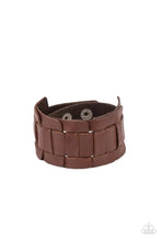 Load image into Gallery viewer, Paparazzi ♥ Plainly Plaited - Brown ♥ Men's Bracelet EX30