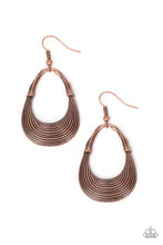 Load image into Gallery viewer, Paparazzi ♥ Terra Timber - Copper ♥ Earrings EX35