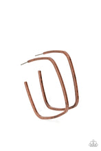 Load image into Gallery viewer, Paparazzi ♥ Major Flex - Copper ♥ Earrings EX6