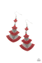 Load image into Gallery viewer, Paparazzi ♥ Eastern Expression - Red ♥ Earrings EX2