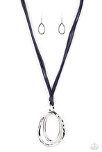 Load image into Gallery viewer, Paparazzi ♥ Long OVAL-due - Blue ♥ N1512