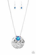 Load image into Gallery viewer, Paparazzi ♥ Lush Lattice - Blue ♥ Necklace EX31