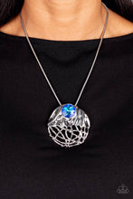 Load image into Gallery viewer, Paparazzi ♥ Lush Lattice - Blue ♥ Necklace EX31