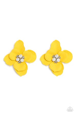 Load image into Gallery viewer, Paparazzi ♥ Jovial Jasmine - Yellow ♥ Post E2210