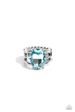 Load image into Gallery viewer, Paparazzi ♥ Prismatically Pronged - Blue ♥ Ring EX75