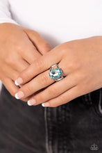 Load image into Gallery viewer, Paparazzi ♥ Prismatically Pronged - Blue ♥ Ring EX75
