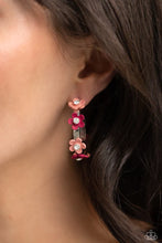 Load image into Gallery viewer, Paparazzi ♥ Sincerely Springtime Bracelet &amp; Strictly Springtime Earrings - Orange ♥ Set S86