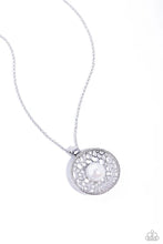 Load image into Gallery viewer, Paparazzi ♥ Wall Street Web - White ♥ Necklace EX83