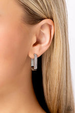 Load image into Gallery viewer, Paparazzi ♥ Sinuous Silhouettes - White ♥ Earrings EX85