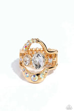 Load image into Gallery viewer, Paparazzi ♥ Shopaholic Statement - Gold ♥ Ring EX89