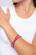 Load image into Gallery viewer, Paparazzi ♥ Tactile Thrill - Pink ♥ Bracelet EX40