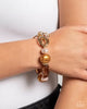 Paparazzi ♥ Pearly Patron Necklace & Pearly Passenger Bracelet - Brown Set ♥ Set EX60