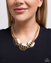 Load image into Gallery viewer, Paparazzi ♥ Solid Skillset - Gold ♥ Necklace EX49