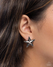 Load image into Gallery viewer, Paparazzi ♥ Staunch Studs - Silver ♥ Post Earrings EX57