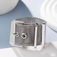 Load image into Gallery viewer, Paparazzi ♥ Defiant Display - Silver ♥ B1136