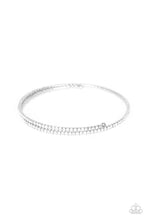 Load image into Gallery viewer, Paparazzi ♥ Sleek Sparkle - White ♥ B1071
