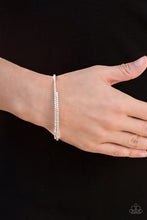 Load image into Gallery viewer, Paparazzi ♥ Sleek Sparkle - White ♥ B1071