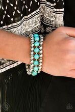 Load image into Gallery viewer, Paparazzi ♥ Sandstone Serendipity - Blue ♥ B1062