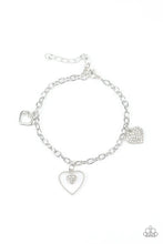 Load image into Gallery viewer, Paparazzi ♥ Hearts and Harps - White ♥ B724