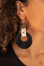 Load image into Gallery viewer, Paparazzi ♥ Beach Day Drama - Black ♥ Earrings DE20