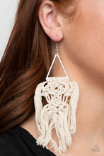Load image into Gallery viewer, Paparazzi ♥ Modern Day Macrame - White ♥ E2368
