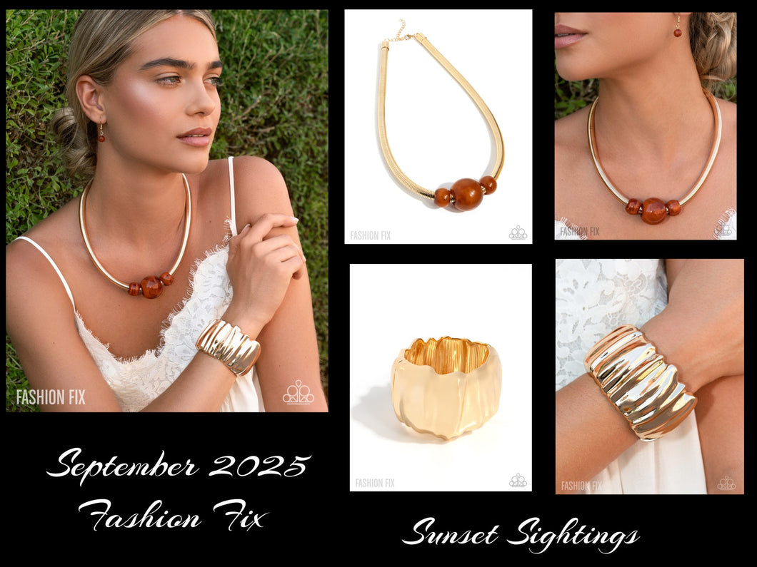 Paparazzi ♥ Sunset Sightings - 2-Piece Complete Look Set ♥ SS-0925