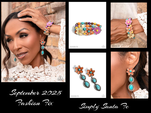 Paparazzi ♥ Simply Santa Fe - 2-Piece Complete Look ♥ SSF0925