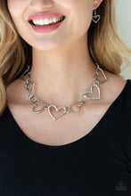 Load image into Gallery viewer, Paparazzi ♥ Vintagely Valentine - Silver ♥ N1450