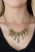 Load image into Gallery viewer, Paparazzi ♥ Dangerous Dazzle - Brass ♥ N1859