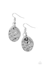Load image into Gallery viewer, Paparazzi ♥ Hammered Homespun - Silver ♥ E1156