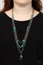 Load image into Gallery viewer, Paparazzi ♥ Artisanal Abundance - Blue ♥ Lanyard N2848