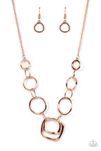 Load image into Gallery viewer, Paparazzi ♥ Linked Up Luminosity - Copper ♥ N1449