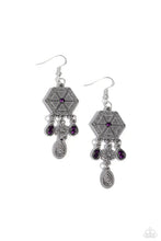 Load image into Gallery viewer, Paparazzi ♥ Dreamcatcher Delight - Purple ♥ E1215