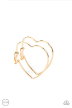 Load image into Gallery viewer, Paparazzi ♥ Harmonious Hearts - Gold ♥ Clip-On E990