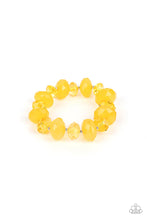 Load image into Gallery viewer, Paparazzi ♥ Happy-GLOW-Lucky Necklace &amp; Keep GLOWING Forward Bracelet - Yellow ♥ 2-Piece Set S141