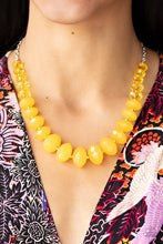 Load image into Gallery viewer, Paparazzi ♥ Happy-GLOW-Lucky Necklace &amp; Keep GLOWING Forward Bracelet - Yellow ♥ 2-Piece Set S141