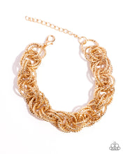 Load image into Gallery viewer, Paparazzi ♥ Urban Acoustics Necklace &amp; Audible Shimmer Bracelet - Gold Set ♥ S120