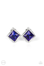 Load image into Gallery viewer, Paparazzi ♥ Sparkle Squared - Blue ♥ Clip-On E945