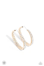 Load image into Gallery viewer, Paparazzi ♥ GLITZY By Association - Gold ♥ Post Earrings EX20