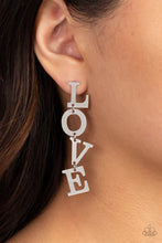 Load image into Gallery viewer, Paparazzi ♥ L-O-V-E - Silver ♥ Post E2274