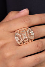 Load image into Gallery viewer, Paparazzi ♥ Transfixed Treasure - Rose Gold ♥ R401