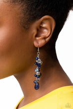 Load image into Gallery viewer, Paparazzi ♥ Flirty Flood Necklace &amp; Cheeky Cascade Earrings ♥ Blue Set S83