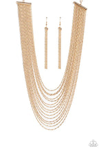 Load image into Gallery viewer, Paparazzi ♥ Cascading Chains - Gold ♥ N1529