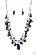 Load image into Gallery viewer, Paparazzi ♥ Flirty Flood Necklace &amp; Cheeky Cascade Earrings ♥ Blue Set S83