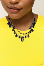 Load image into Gallery viewer, Paparazzi ♥ Flirty Flood Necklace &amp; Cheeky Cascade Earrings ♥ Blue Set S83