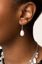 Load image into Gallery viewer, Paparazzi ♥ Flirty Flood Necklace &amp; Cheeky Cascade Earrings - White ♥ Set S85